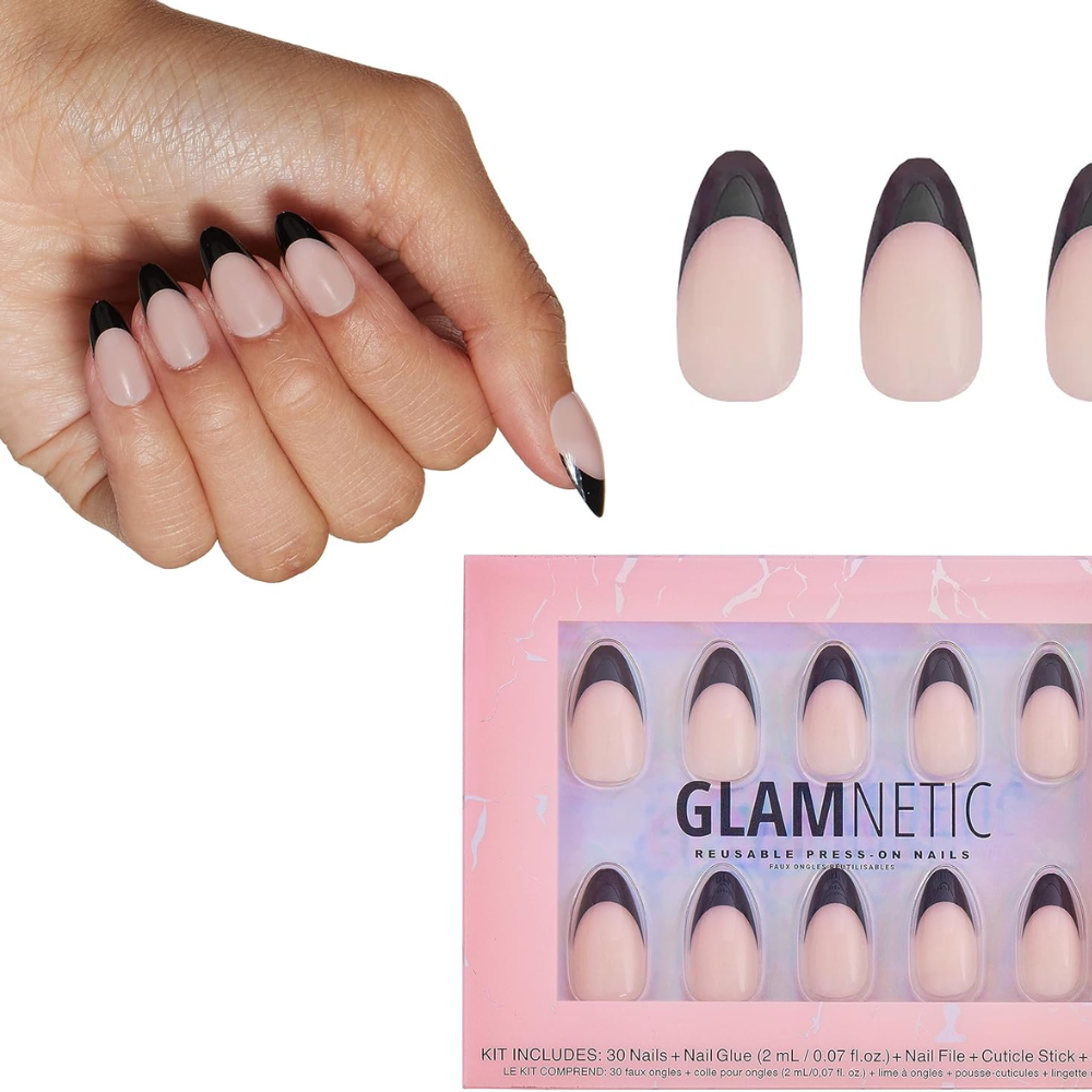 Unleash Your Inner Elegance: Top 5 Black French Tip Almond Nails; You'll Adore!